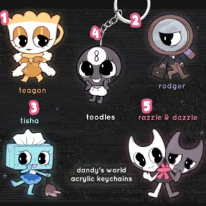 Dandy's World | Acrylic Keychains 5
