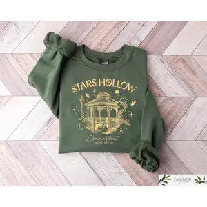 Sweatshirt, Stars Hollow Where You Lead I Will Follow Shirt, Stars Hollow, Retro Style Diner