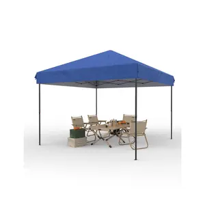 Durable Pop Up Event Canopy Tent, Weather Resistant Outdoor Shade Tent, Rustproof Support Structure with Adjustable Heights, Complete Accessories Including Carry Bag, Sandbags, Stakes and Wind Ropes