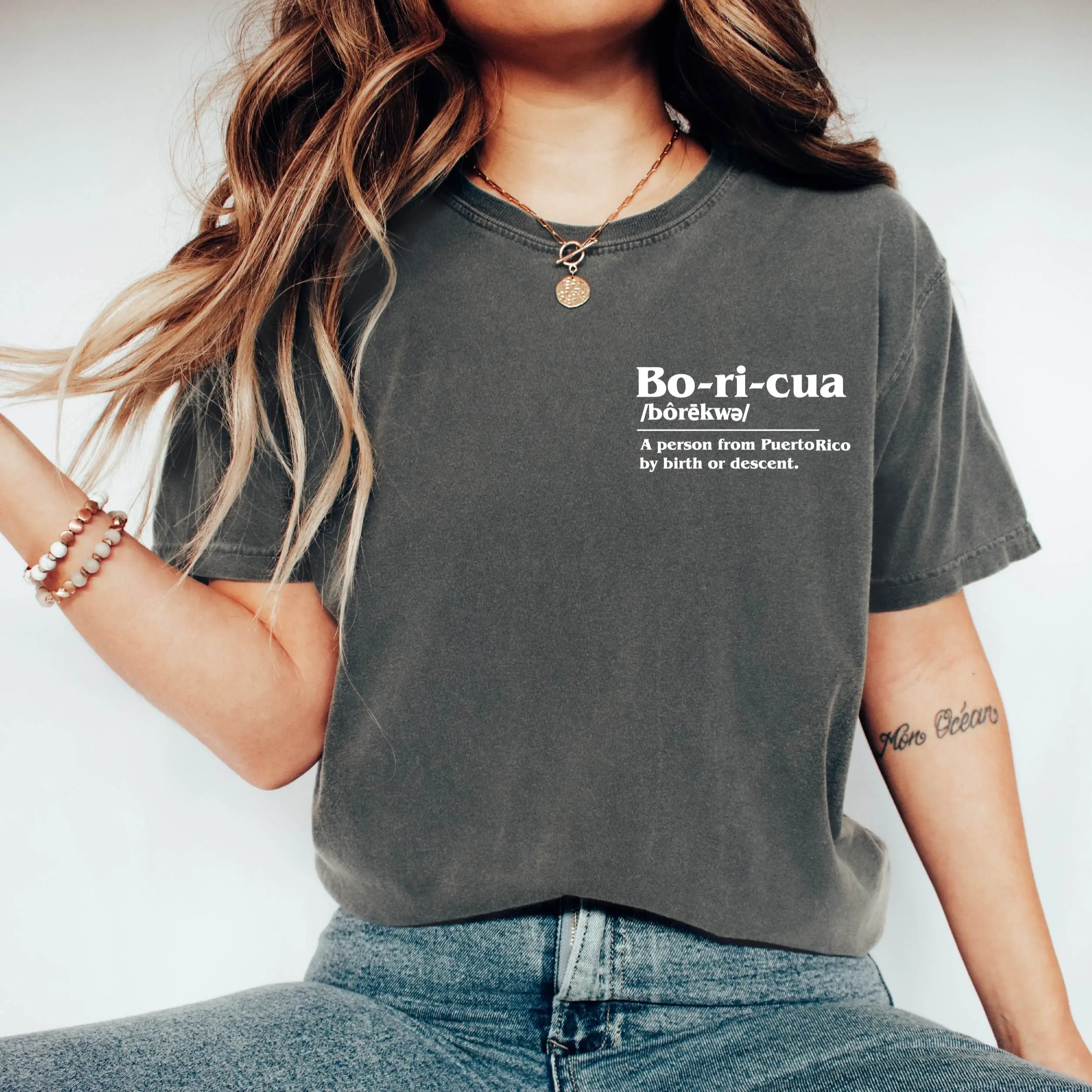 Comfort Colors Boricua Definition Pocket Size T-shirt, Puerto Rican Vibes Shirt, Gift For Boricua, Spanish Girls T-shirt, Latina Women Tee, Woman Boricua T-shirt, Cute Gift For Latina Girl