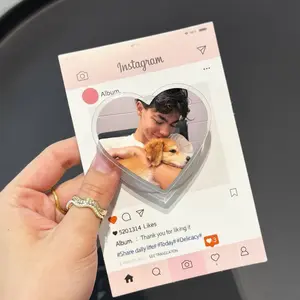 Soft Boy Heart Magsafe Phone Grip - Magnetic Pop Socket Kickstand - Gift for Her