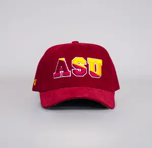Arizona State Block / Maroon Corduroy