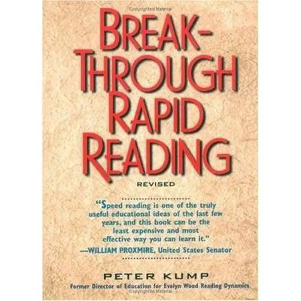 USED Book - Breakthrough Rapid Reading by Peter Kump (Hardcover) - english