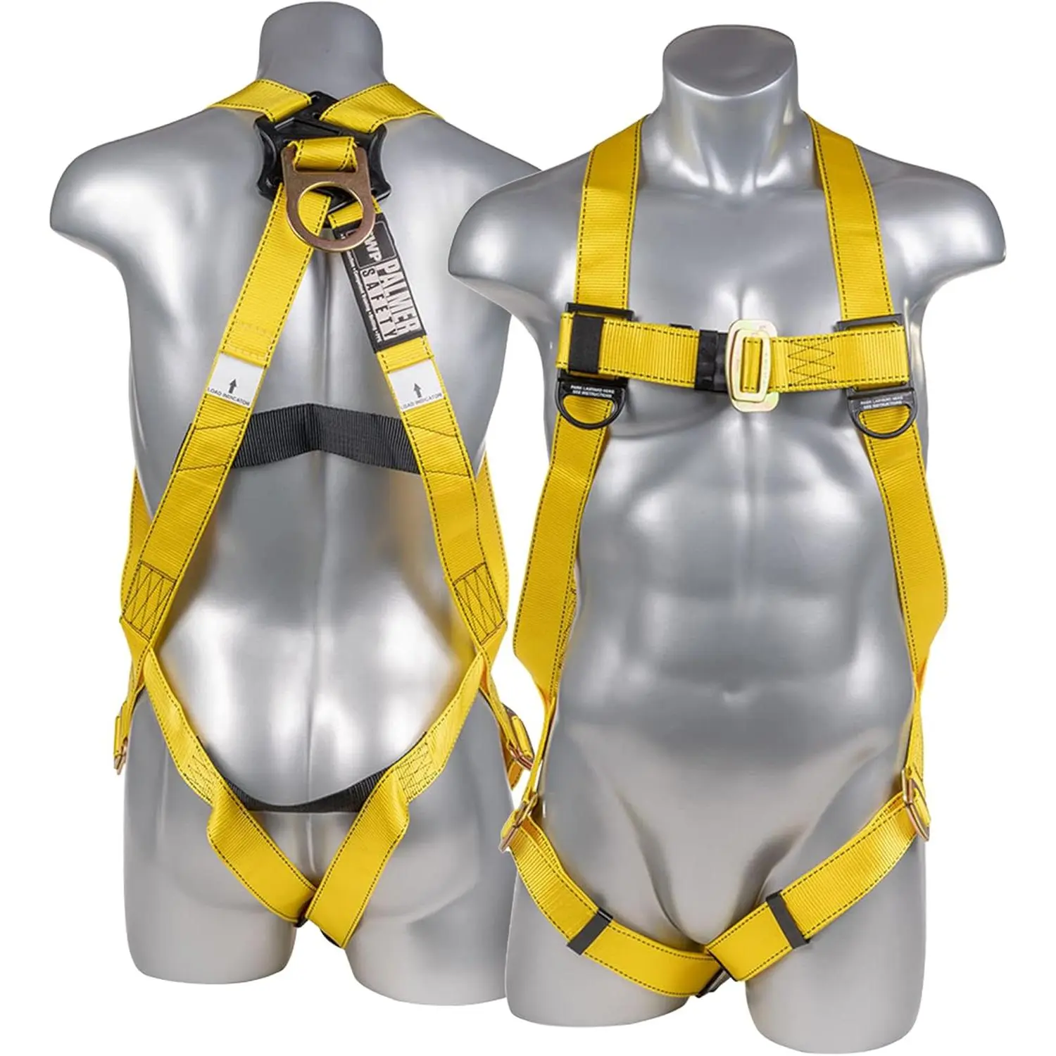 Full Body Harness 3pt Adjustment, Dorsal D-Ring, Fall Protection Safety ...