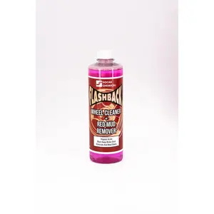 Socar Chemical Flashback Wheel Cleaner & Red Mud Remover - Powerful Organic Acids Formula for Wire Wheels, Aluminum, Concrete - Safe for Plastic, Rubber, Painted Surfaces