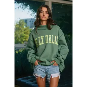 DILLY DALLY Mockneck Sweatshirt
