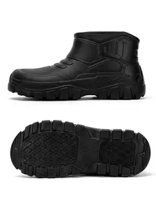 Non-Slip Rain Shoes, Chef Shoes, Doctor Nurse Work Shoes, Lightweight Waterproof Anti-Slip Safety Protection, Casual Kitchen Garden Hospital