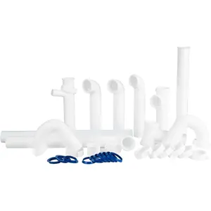 Kitchen Sink Drain Kit,1-1/2",for  Kitchen Sink Drain Repair Kit and Bathroom Sink Drain Kit, Kitchen Sink P  Drain Kit 1 1/2" for Sink Plumbing Kit, Completed Sink Pipe Replacement Kit