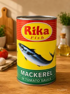 Rika Fish Mackerel in Tomato Sauce - Premium Quality Canned Fish for Versatile Cooking