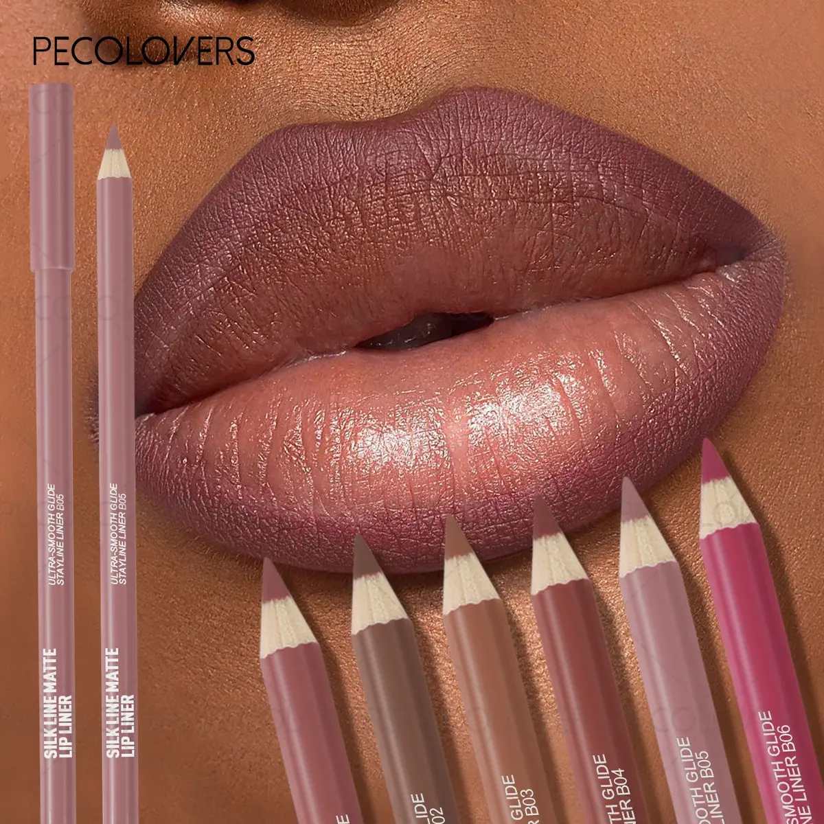 Liner Pen, Waterproof, Long-Lasting, Non-Stick, Berry Shades for All Skin Types, Makeup Pencils for Women