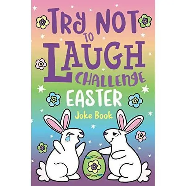 USED Book - Try Not to Laugh Challenge Easter Joke Book: Funny Knock Knock Jokes, Silly Puns, LOL Rhyming Riddles, Jokes for Girls & Boys, Ages 5, 6, 7, 8, 9, 10, ... 12 Years Old Easter Basket Stuffer for Kids! by Howling Moon Books (Paperback) - english