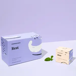 Eyelid Hygiene Foundation - Rest Self Heating Eye Mask and Rise Eyelid Wipes - Warm Eye Compress and Gentle Cleansing Wipes for Dry Eyes, Styes, Crusty Eyelashes, Demodex Mites