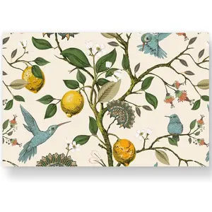 50 Pack Disposable Placemat 11 x 17 Inch Vintage Decorative Paper Table Mats for Dinner Table Setting, Wedding, Birthday Party Supplies