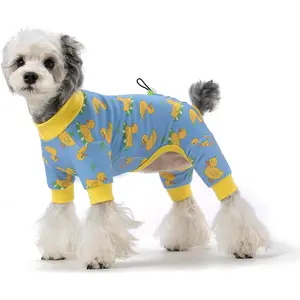 Dog Surgery Recovery Suit, Anti-Licking Dog Onesie After Spay/Neuter, Soft Breathable Post-Op Shirt for Abdominal Wounds, E-Collar Alternative for Small Medium Large Dogs