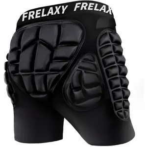 3D Protective Butt Pads Padded Shorts for Snowboard, Ski and Skate, Crash Pad Impact Gear, Protection for Tailbone, Hip, and Butt