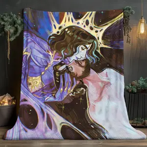 Jesse and Victor Arcane Inspiration Soft and comfortable home blankets, small throw blankets, nap blankets, perfect Christmas gifts for friends and besties. Super soft heat-pressed blankets. Y251209