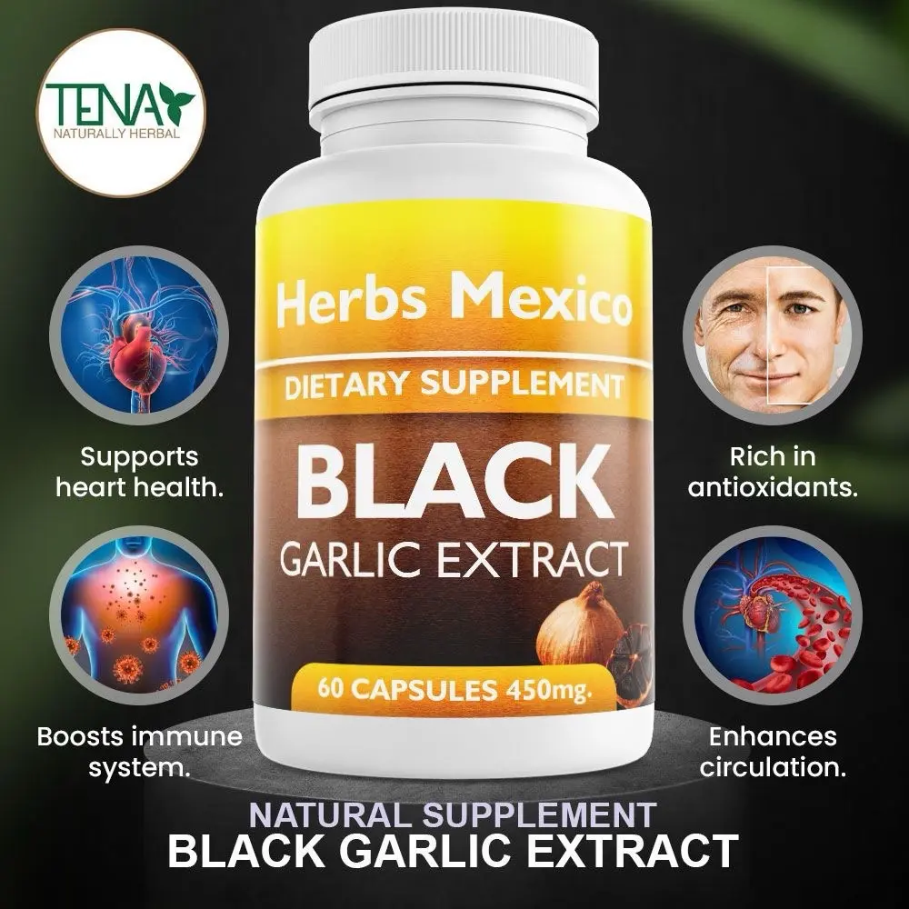 Black Garlic Capsule for Natural Health Supplements - Healthcare-vitamins women-supplements women-anti aging supplements-