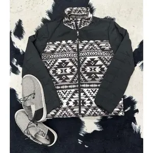 Men's Softshell Quilted Aztec Jacket