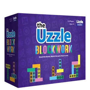 The Uzzle Blockwork Fast-Paced Family Board Game