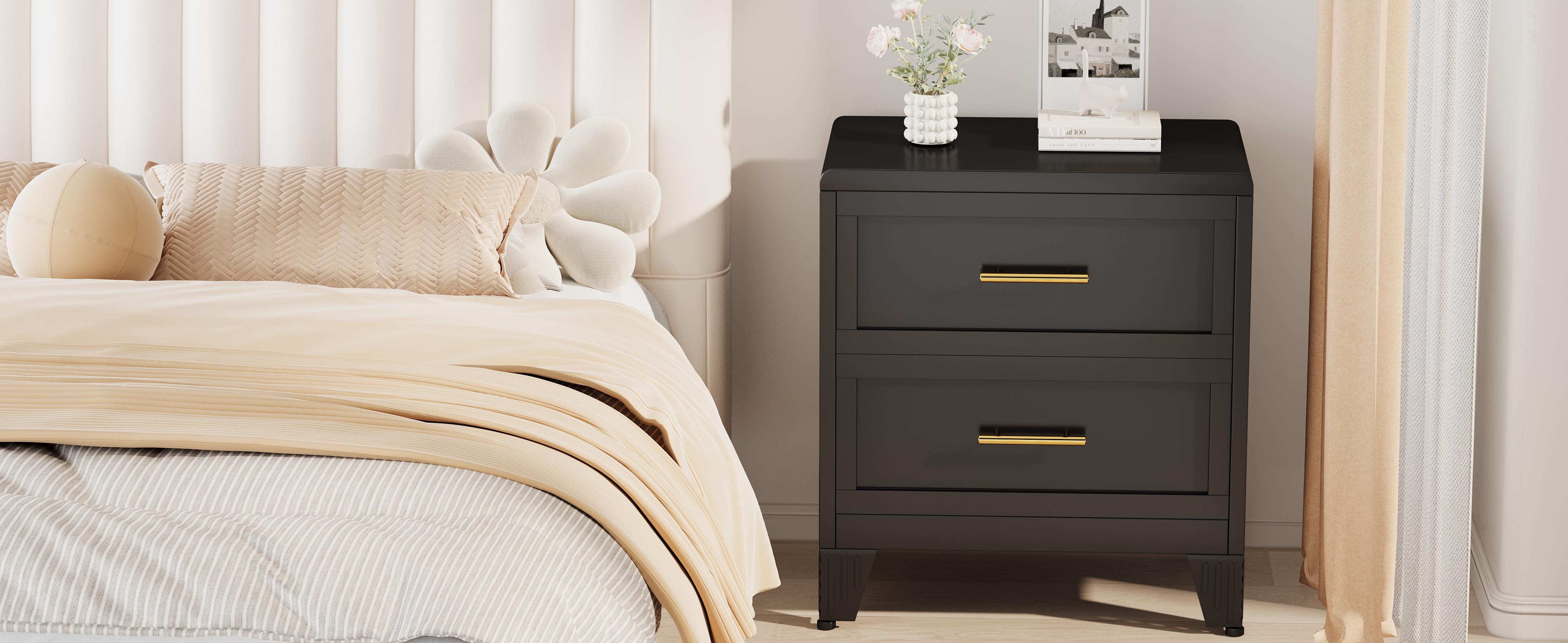 Metal Dresser Tall Narrow Dresser for Bedroom Chest, 53.46" H Drawer Chest, Closet Dressers & Chests of Drawers for Living Room, Hallway