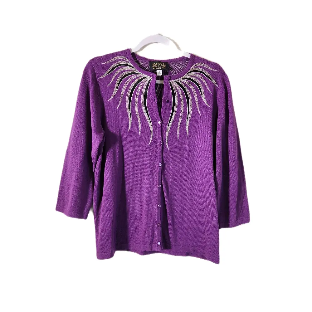 Vintage Bob Mackie Sequin Cardigan