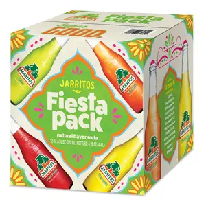 Jarritos Variety Pack Soda, 12.5 fl oz (370 ml) Glass Bottle, 12 Pack