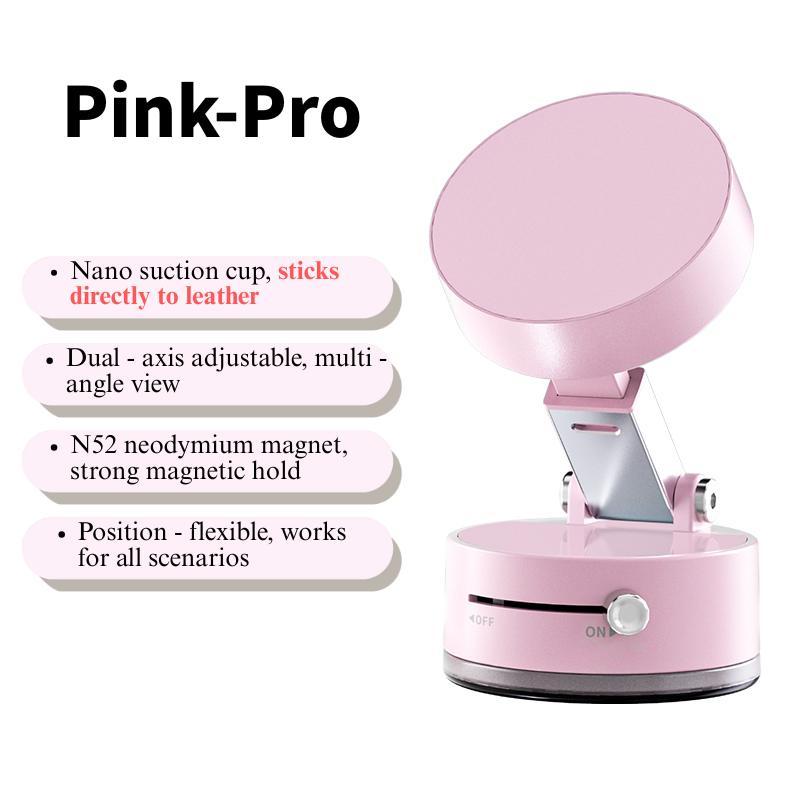 JOYTUTUS 360° Rotatable Vacuum Suction Car Phone Holder Universal for Apple & Android with Powerful Suction GPS Navigation Hands-Free Calls Compact Design