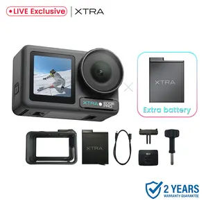 【Live Exclusive Offer】Xtra Edge Pro: 4K Action Camera With 1/1.3" Sensor & Night View