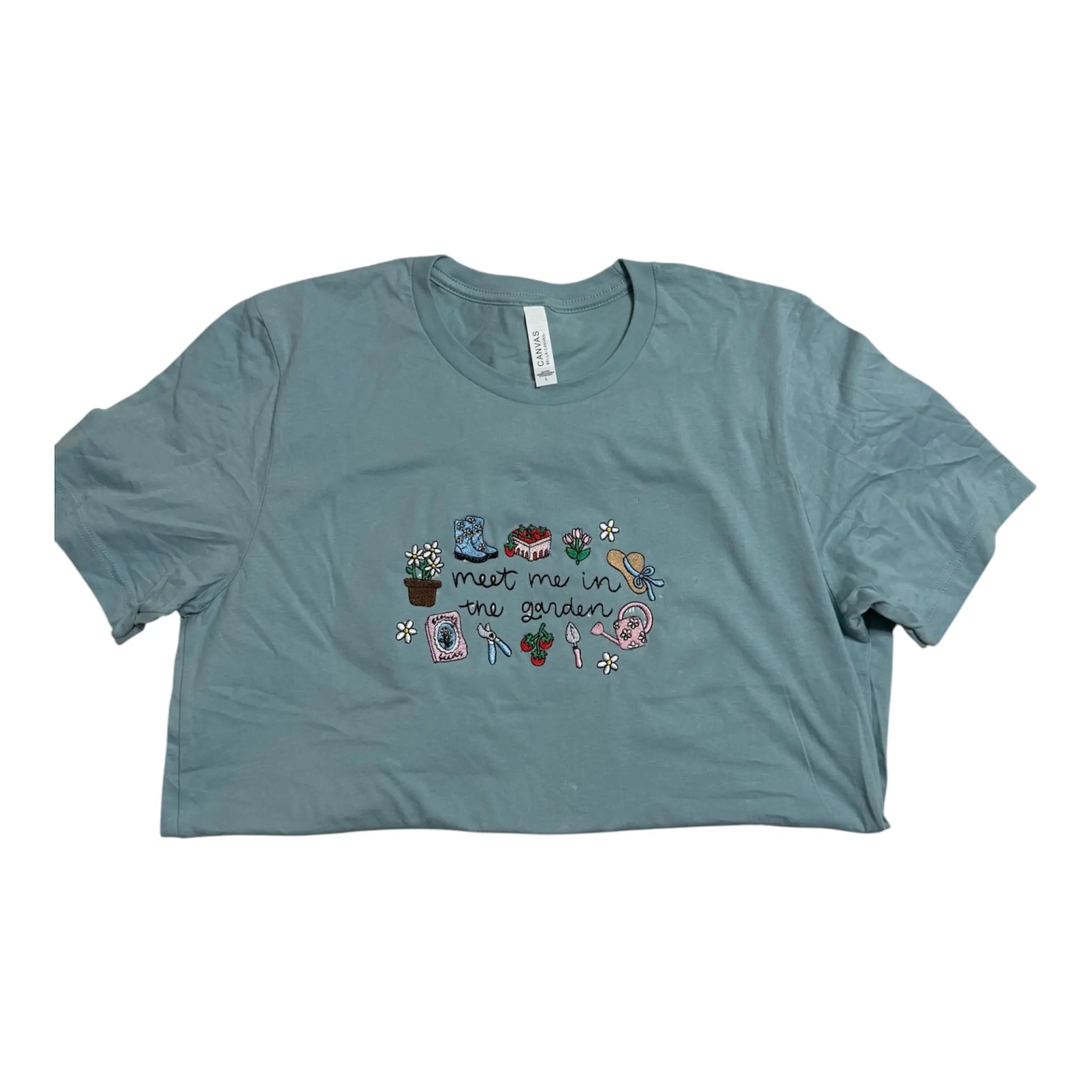 Meet Me in the Garden Embroidered T-Shirt