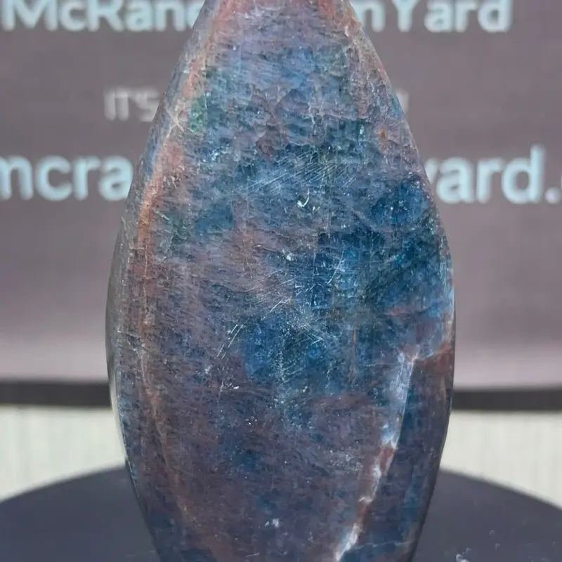 Blue Apatite Freeform Natural Crystal - Raw Gemstone for Energy Healing, Meditation