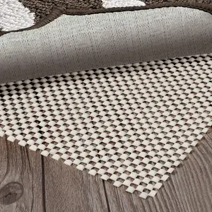 Non Slip Rug Pad Rug Gripper for Hardwood Floors, Extra Thick Non Slip Mat Under Carpet (3'x5')