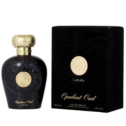 Lattafa Opulent Oud for Unisex Eau de Parfum Spray, 3.4 Ounce