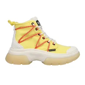 Palladium Womens Pallawave High Platform Sneakers Shoes Casual - Yellow