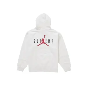 Supreme Men's Jordan Hooded Sweatshirt (FW24) Ash Grey, from StockX