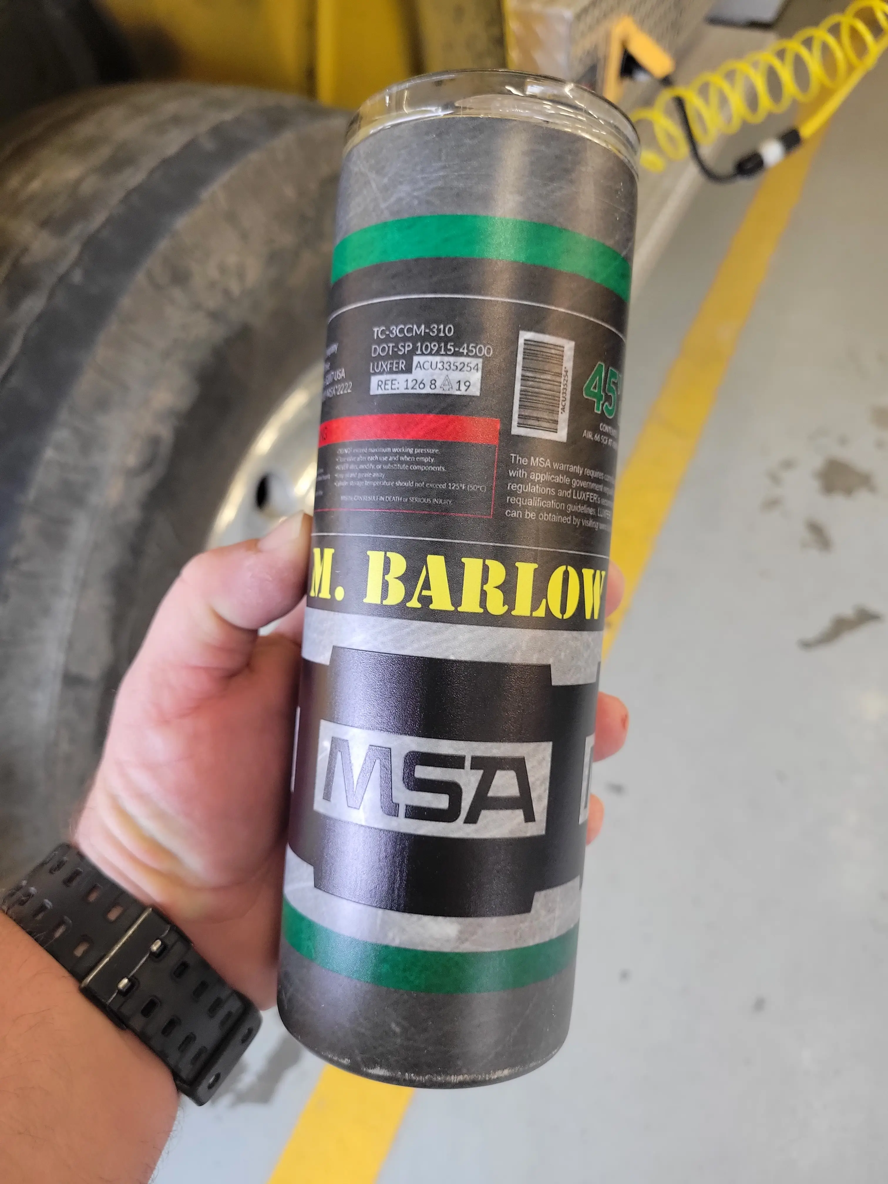 Custom SCBA Tumbler
