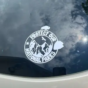 Protect Our National Parks Vinyl Car Decal