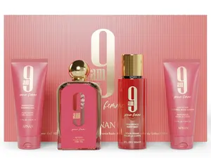 Afnan 9 AM Pour Femme Fragrance Gift Set – Radiant & Sophisticated Fragrance Collection perfume gift