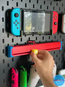 Nintendo Switch Cartridge Slider Holder Organizer | Compatible with SKADIS or Wall Mountable