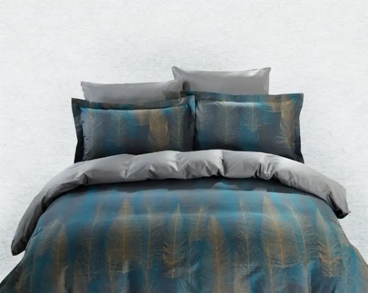 212 MAIN DM500T Twin Size 4-Piece Egyptian Cotton High Thread Count Reversible Duvet Cover Sheet Bedding Set - Retro Clocks Memorabilia Art Design, Bedding Sets