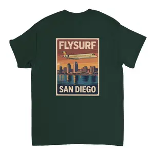 San Diego Vintage Retro Regional Jet Tee