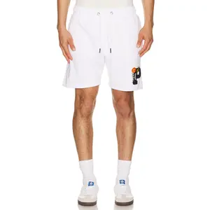 Prince Tennis Brushed Fleece Short in White