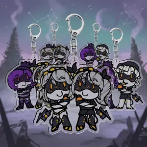 Murder Drones Duo Keychain - Uzi and N, Uzi and V, Uzi and J, V and N, V and J, N and J Acrylic Charms - Kawaii, Cute Keyring Accessory, Fun Charm For Backpack Or Purse | High Quality and Customer Favorite Items
