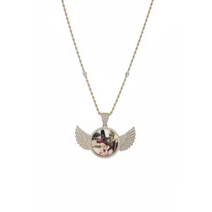 Angel photo pendant