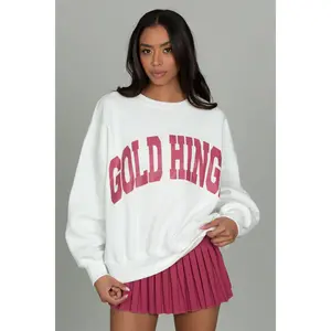 White Raspberry GH Wide Arm Sweatshirt