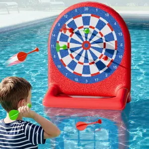 Kids Inflatable Dartboard Pool Toy, Fun Swimming Pool Soft Ball Toss Game, Outdoor Yard Water Target Sports Activity, Cool Summer Beach Party Gift 3 4 5 6 7 8 Yr Boy Girl Child-Dartboard