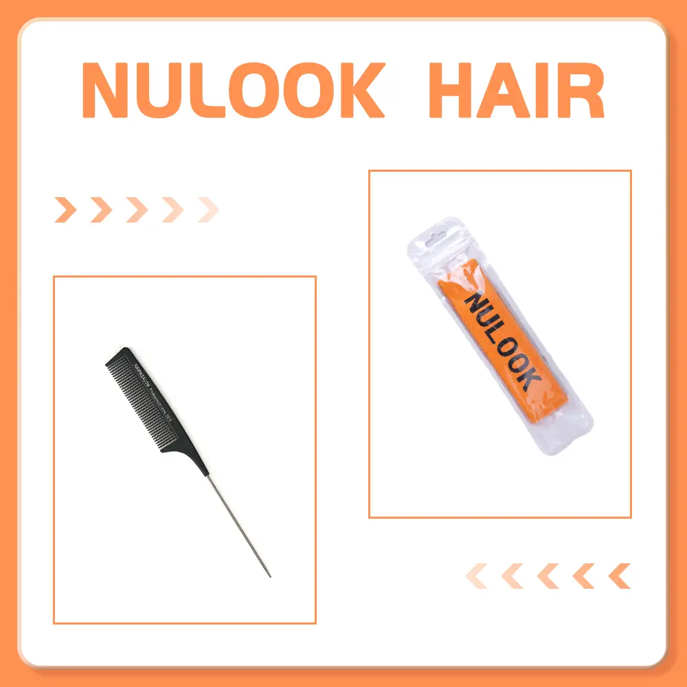 Professional Pintail Comb for Women, Anti-Static Hair Styling Tool for Precise Sectioning and Dyeing, Comb Type