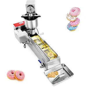 VEVOR Commercial Automatic Donuts Machine, 4 Rows Donuts Making Equipment, 240 pcs/hour Electric High Power Doughnut Maker, Stainless Steel Frying Auto Fryer, with Intelligent ControlVEVOR Super Brand Day