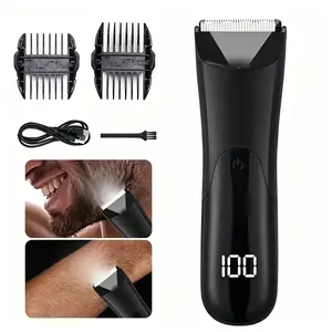Unisex Body Hair Trimmer for Women and Men, USB Rechargeable Pain-Free Bikini and Body Hair Groomer, Perfect Gift for Mother's Day and Father's Day
