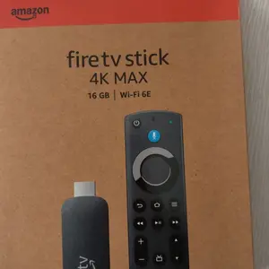 Amazon Fire TV 4K Max Streaming Device, Wi-Fi 6E, 16 GB - Black