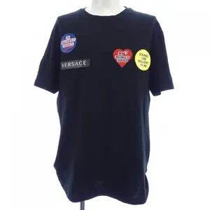 Pre-owned VERSACE Cotton Small Leather Goods T Shirt